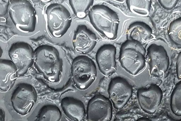 Textured Slump Glass